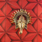 KridayKraft Metal Ganesha ji Statue, Ganpati Wall Hanging Sculpture Lord Ganesh Idol - Swadesiicart