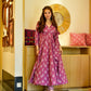 Jyoti Fashion Women's Purple Cotton Silk Heavy Digital Printed Kurta Pant Set | Swadesiicart
