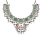 Noor Mint Polki Kundan Neckpiece - Wahe Jewels - Swadesiicart