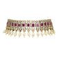 Advisha Polki Kundan Neckpiece - Wahe Jewels - Swadesiicart
