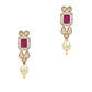 Advisha Polki Kundan Neckpiece - Wahe Jewels - Swadesiicart