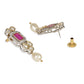 Advisha Polki Kundan Neckpiece - Wahe Jewels - Swadesiicart