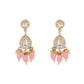 Saanvi Pink Polki Kundan Neckpiece - Wahe Jewels - Swadesiicart