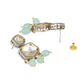 Taapsee Turquoise Polki Kundan Neckpiece - Wahe Jewels - Swadesiicart