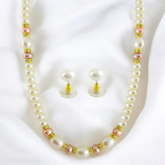 J Pearls Marvelous Pearl Set - Swadesiicart