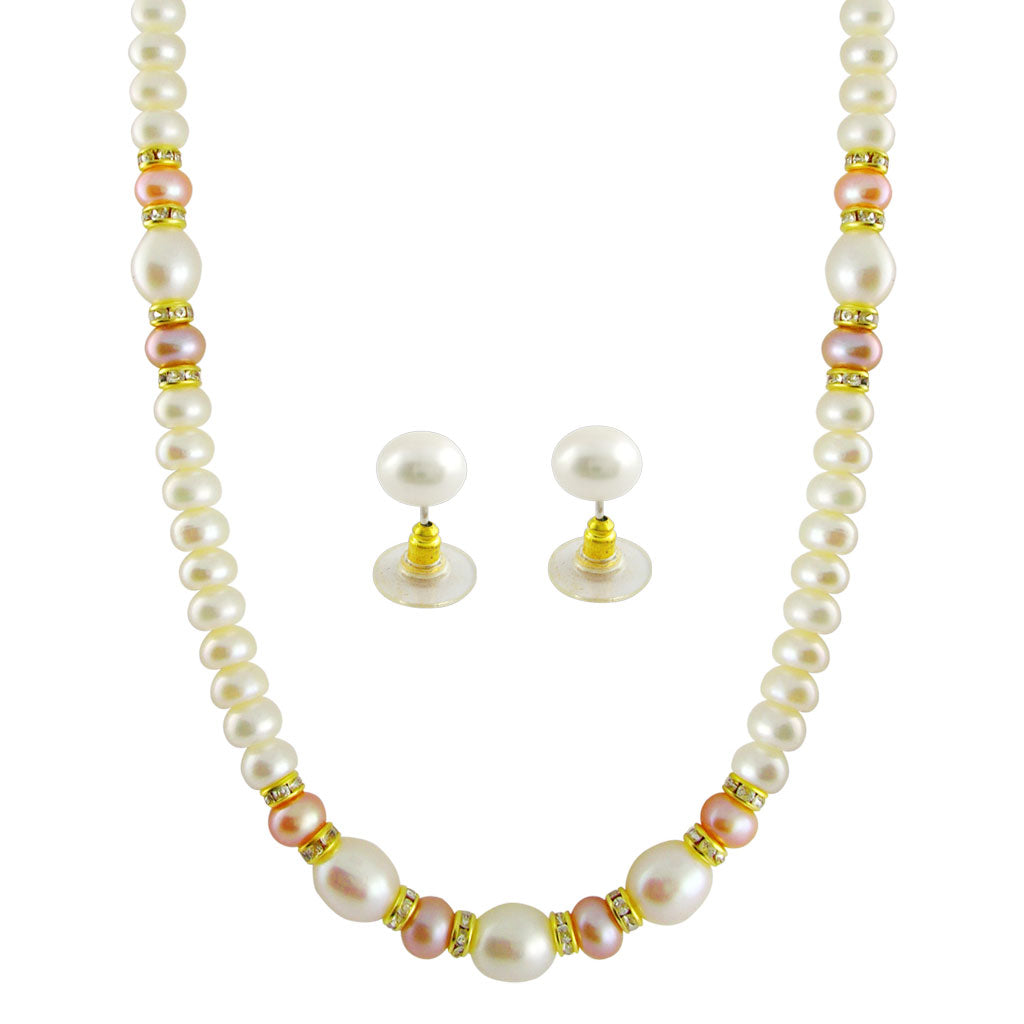 J Pearls Marvelous Pearl Set - Swadesiicart