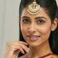Nuyug 22k Gold Plated Crescent Maang Tikka | Swadesiicart