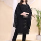 Beads & Swarovski Embroidered Kurta With Pant & Dupatta, Black - Hiral Fashion