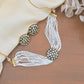 Jewel City Elegant Meenakari Pearl Choker Set - Handcrafted Kundan Necklace with Matching Studs | Swadesiicart