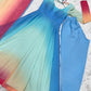 Lorenvalley Fashion Women Pure Soft Georgette Padding Fabric Fully Flair Anarkali Pant With Dupatta Set - Blue | Swadesiicart