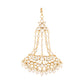 Nuyug 22K Gold-Plated Kundan & Pearl Studded Jhumar Paasa Head Jewellery | Swadesiicart