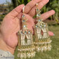 Jewel City Exquisite Handcrafted Gold-Plated Jhumka Earrings with Pearl Beads – Perfect for Weddings & Festivals | Swadesiicart