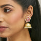Nuyug 22k Gold-Plated Jhumkas | Swadesiicart