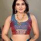 Sonakshi Women's Maharani Banarasi Silk Zari Woven Traditional Saree with Blouse | Swadesiicart