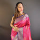 Sonakshi Women's Maharani Banarasi Silk Zari Woven Traditional Saree with Blouse | Swadesiicart