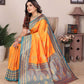 Sonakshi Women's Fenta Banarasi Silk Zari Woven Traditional Saree with Blouse | Swadesiicart