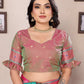 Sonakshi Women's Teal Banarasi Silk Zari Woven Traditional Saree with Blouse | Swadesiicart