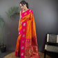 Sonakshi Women's Fenta Banarasi Silk Zari Weaving Saree with Blouse | Swadesiicart