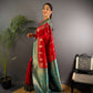 Sonakshi Women's Maharani Banarasi Silk Zari Weaving Saree with Blouse | Swadesiicart