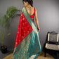 Sonakshi Women's Maharani Banarasi Silk Zari Weaving Saree with Blouse | Swadesiicart
