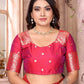 Sonakshi Women's Green Banarasi Silk Zari Weaving Saree with Blouse | Swadesiicart