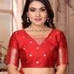 Sonakshi Women's Black Banarasi Silk Zari Weaving Saree with Blouse | Swadesiicart