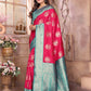 Sonakshi Women's Maharani Banarasi Silk Zari Weaving Saree with Blouse | Swadesiicart