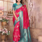 Sonakshi Women's Maharani Banarasi Silk Zari Weaving Saree with Blouse | Swadesiicart