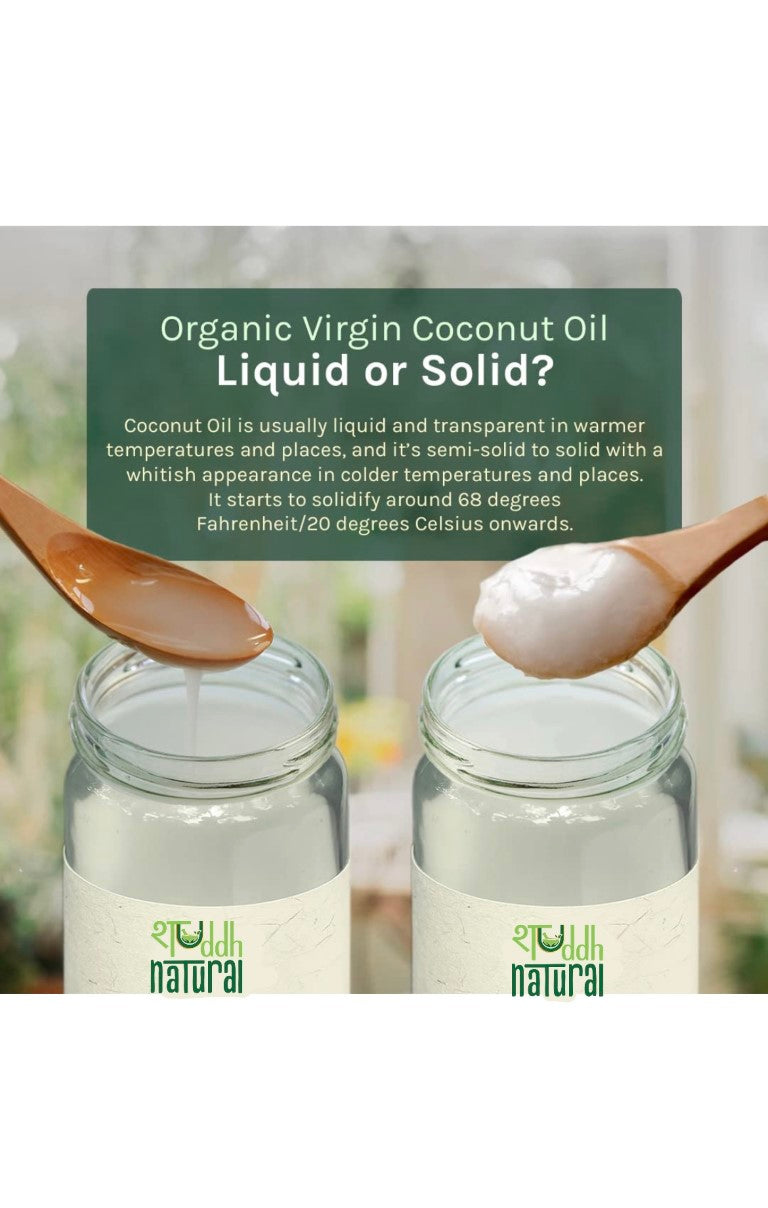 Shuddh Natural Coconut Oil Cold Pressed | Swadesiicart