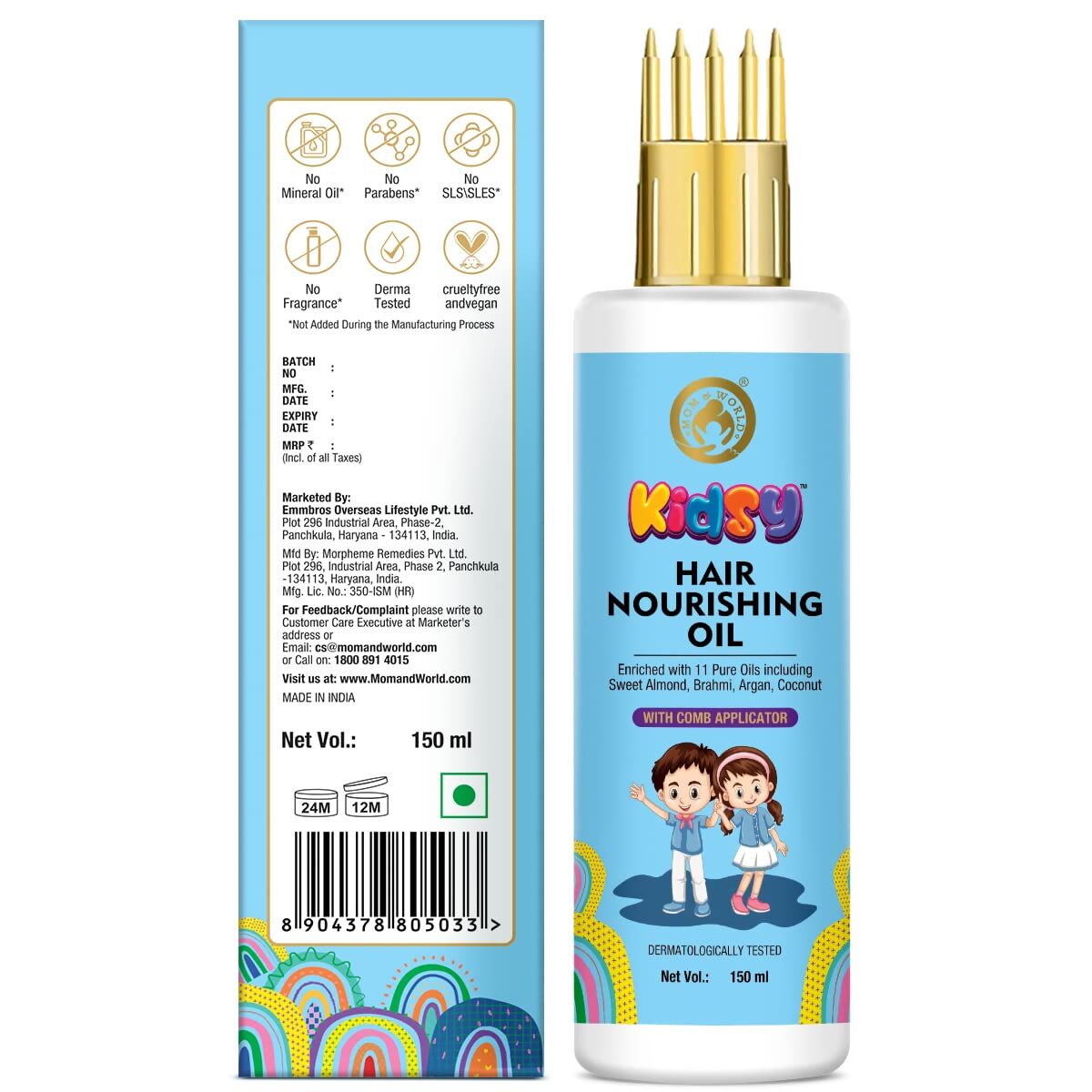 Mom & World Kidsy Hair Nourishing Oil - Swadesiicart