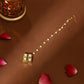 Ruby Raang Gold Square Kundan Maang Tikka | Swadesiicart