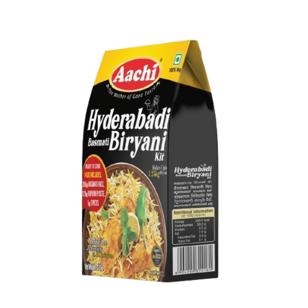 Aachi Hyderabadi Basmati Biryani Kit - Swadesiicart