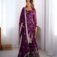 Lehenga Mart Designer Wedding Wear Plazzo Suit for Women - Purple - Swadesiicart