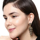 Mominos Fashion Peacock design Golden colour Earrings - Swadesiicart