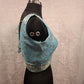 Kia Fashions Blue Banarasi With Gold & Silver Weave Readymade Blouse | Swadesiicart