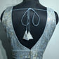 Kia Fashions Grey Banarasi With Gold & Silver Weave Readymade Blouse | Swadesiicart