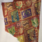 Kia Fashions Rust Jacquard Weave Multi Color Weave Readymade Blouse - Swadesiicart