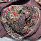 Kia Fashions Dusty Mauve Georgette Multi Color Emb & Sqn Readymade Blouse