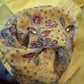Kia Fashions Eggyolk Yellow Georgette Multi Color Emb & Sqn Readymade Blouse - Swadesiicart