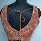 Kia Fashions Rust Georgette Multi Color Emb & Sqn Readymade Blouse - Swadesiicart