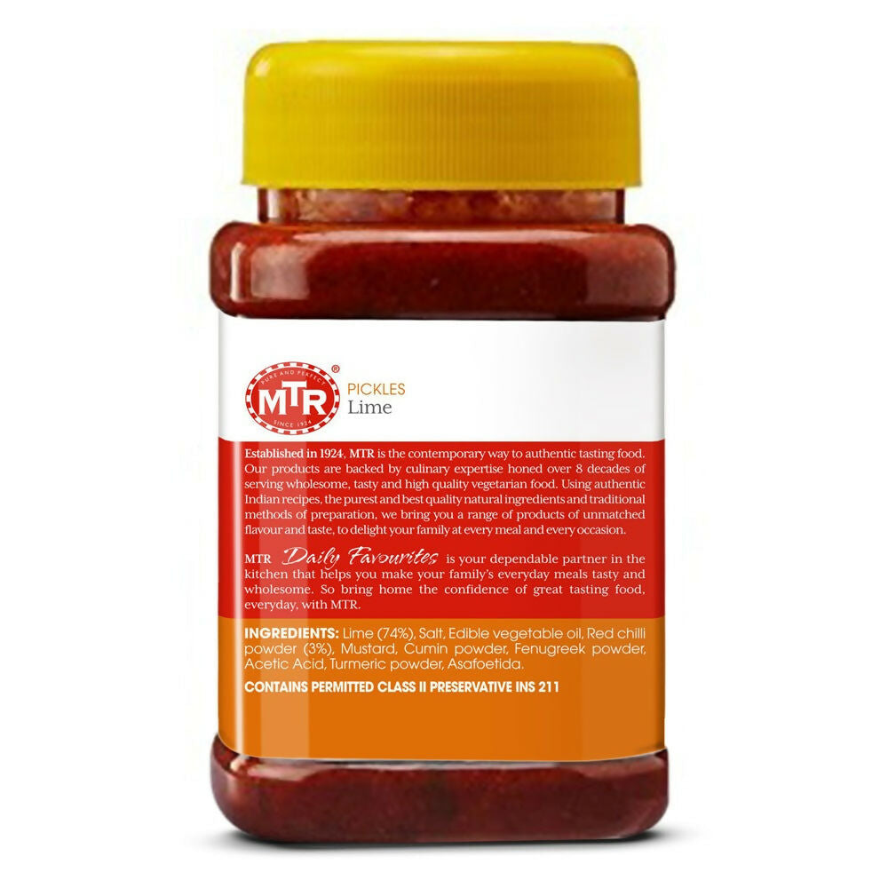 MTR Lime Pickle - Swadesiicart