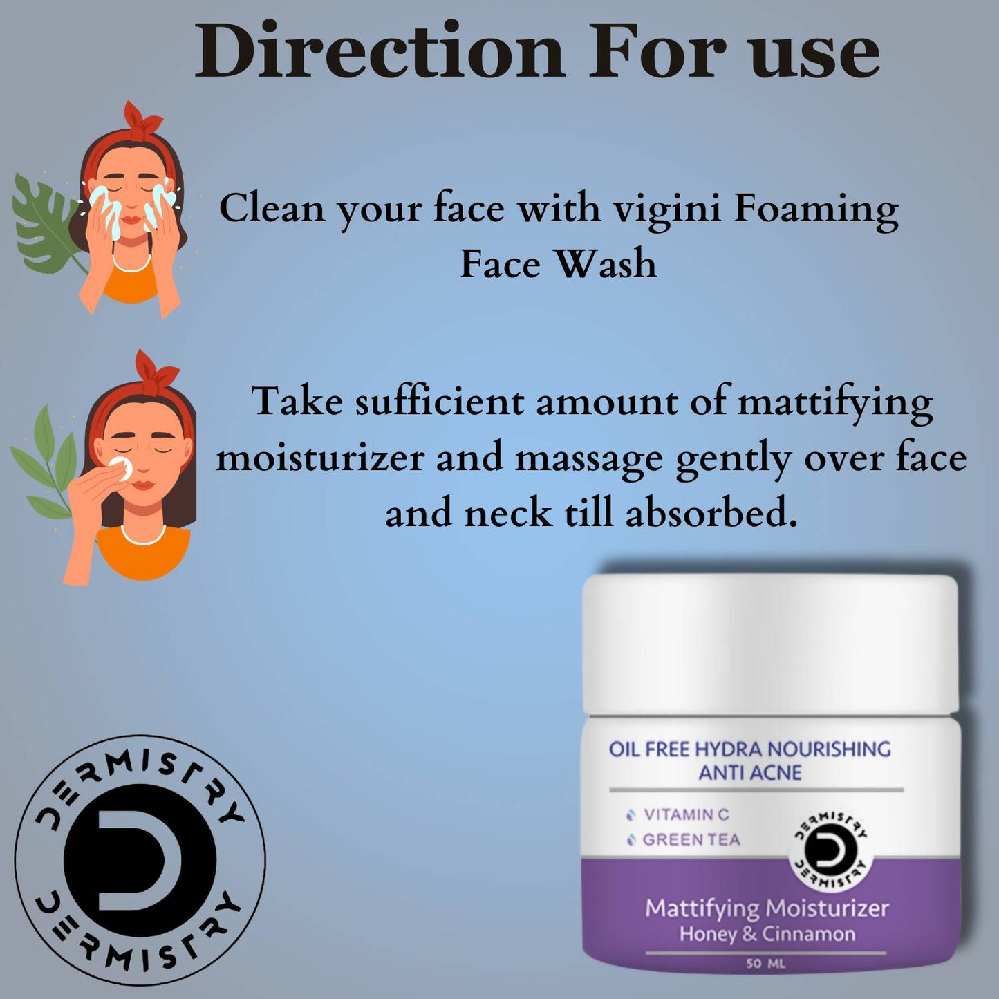 Dermistry Salicylic Acid Body Wash & Mattifying Moisturizer - Swadesiicart