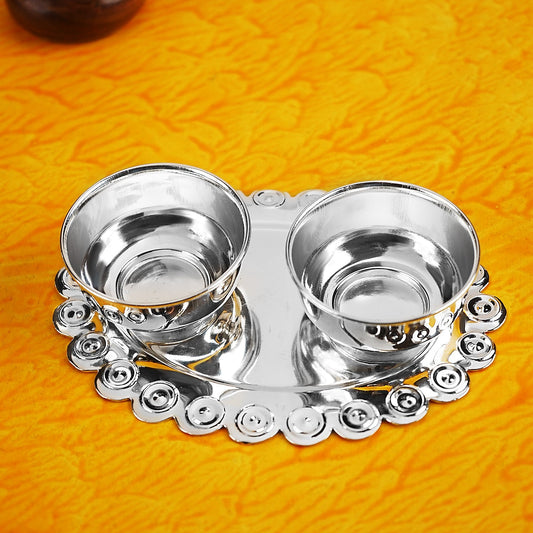 Sri Rudra German Silver karuna (SR 02534) - Swadesiicart