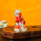 Sri Rudra Hanuman Silver Plated Orange 3 Inch SR03193 - Swadesiicart