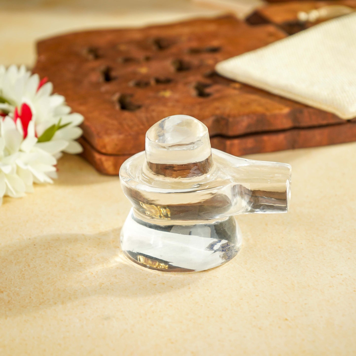 Sri Rudra Sphatika Lingam | Swadesiicart