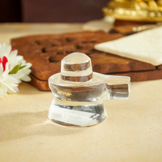 Sri Rudra Sphatika Lingam | Swadesiicart