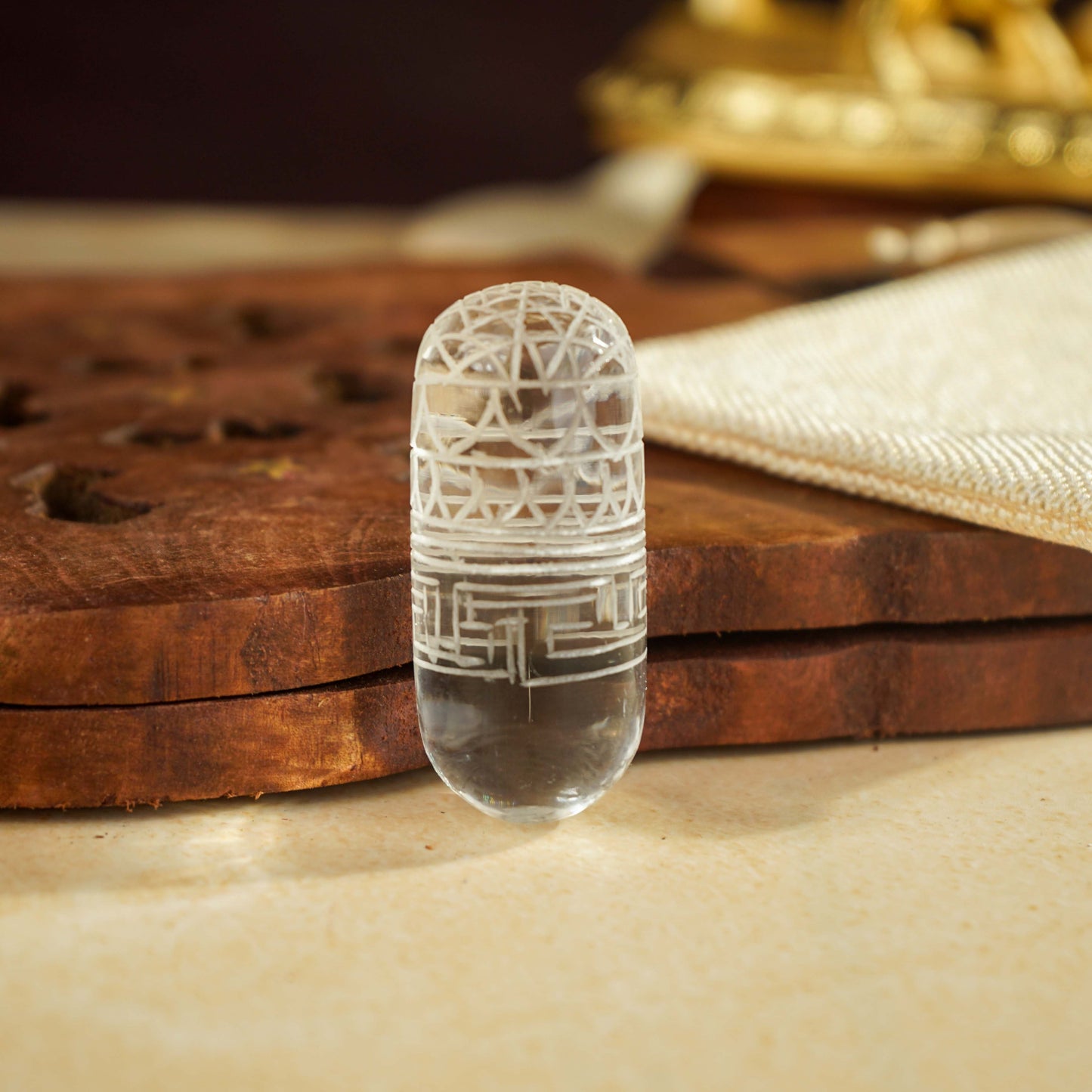 Sri Rudra Sphatika Rekhankit | Swadesiicart