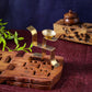 Sri Rudra Swastic Brass Diya (SR 02372) - Swadesiicart