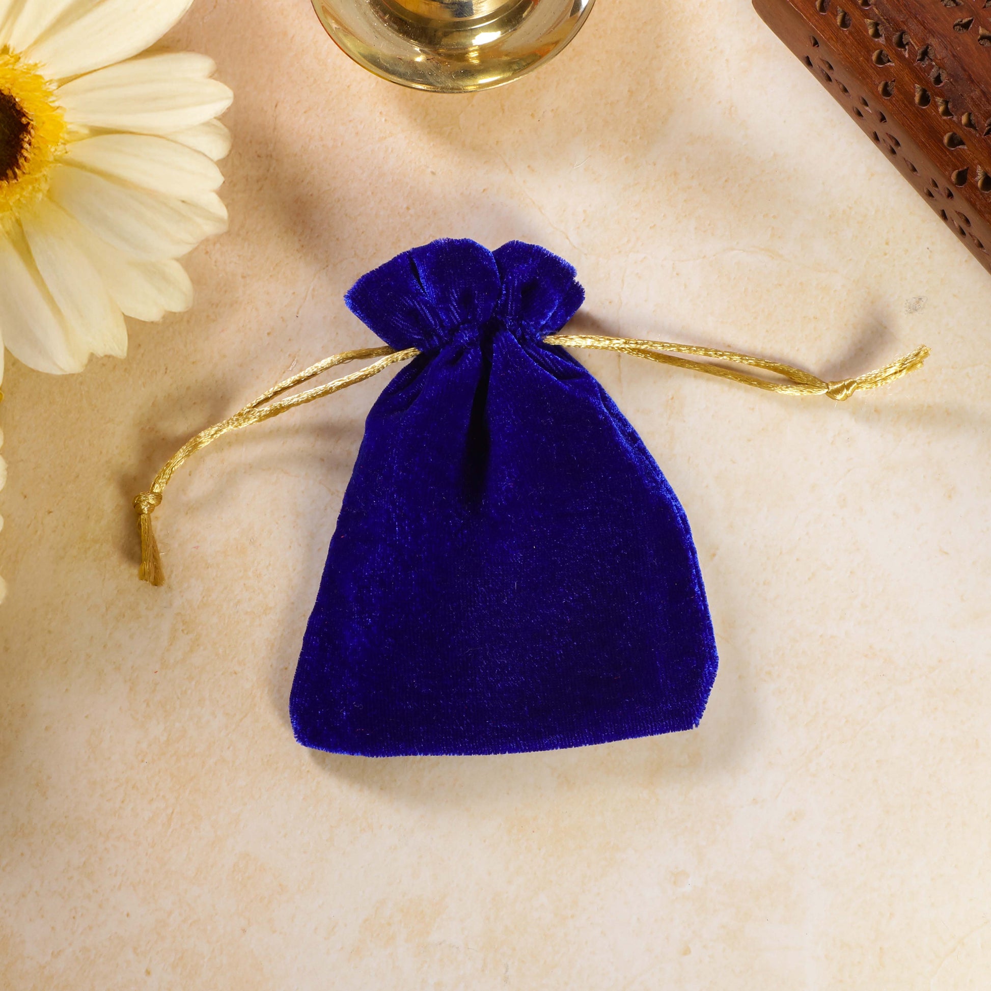 Sri Rudra Velvet Pouch SR 02702 | Swadesiicart