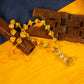 Sri Rudra Yellow Rose & Moti Mala (SR 0176) | Swadesiicart